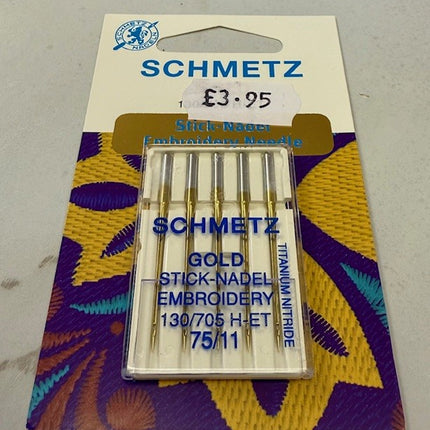 Schmetz Gold/Titanium Machine Needles