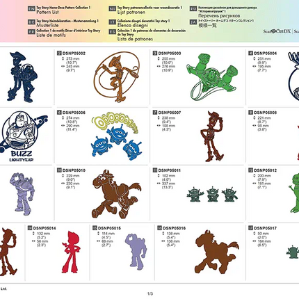 Disney Toy Story Home Deco Design Collection CADSNP05