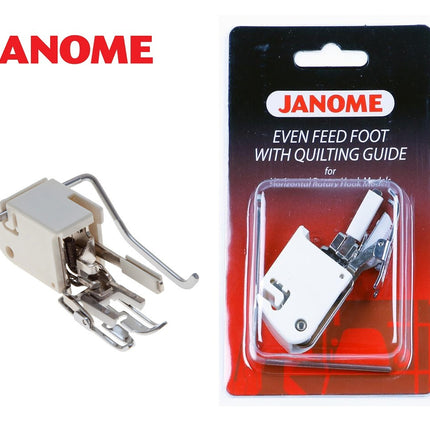Janome Even Feed Foot (Walking Foot) & Quilting Guide