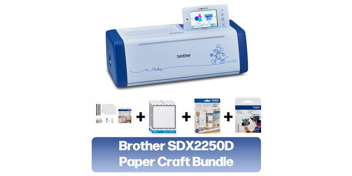 Brother ScanNCut SDX2250D + Paper Craft Bundle