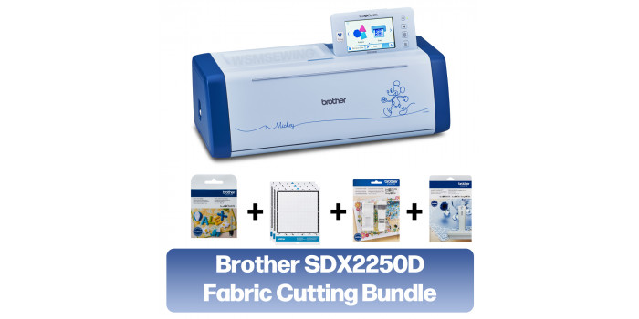 Brother ScanNCut SDX2250D + Fabric Cutting Bundle