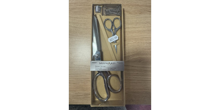 Silver Scissor Gift Set