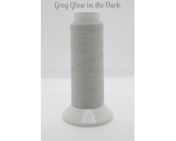 Grey Glow in the Dark Embroidery Thread