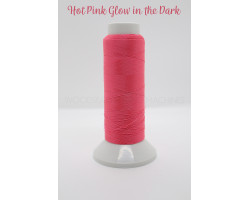Hot Pink Glow in the Dark Embroidery Thread