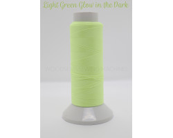 Light Green Glow in the Dark Embroidery Thread