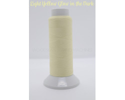Light Yellow Glow in the Dark Embroidery Thread