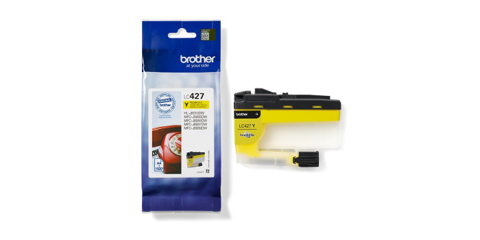 Yellow Ink Cartridge LC427Y for PrintModa Studio Fabric Printer HL-JF1