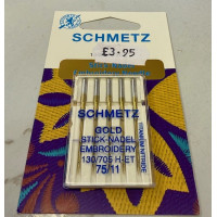 Schmetz Gold/Titanium Machine Needles