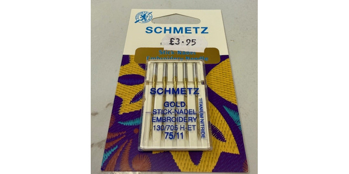 Schmetz Gold/Titanium Machine Needles